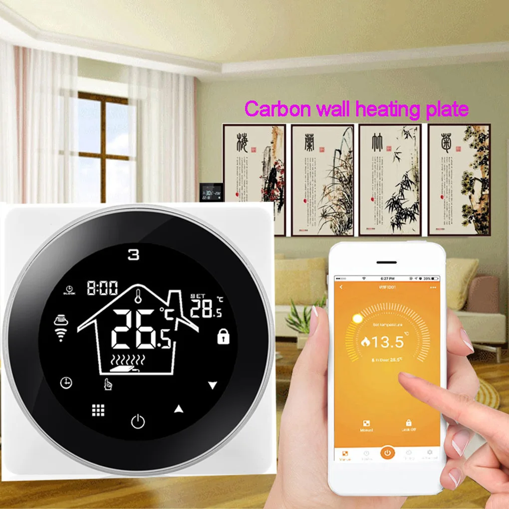 

Intelligent Thermostat Electric Heating Wall-Hung Boiler Mobile Phone WiFi Control Thermostat