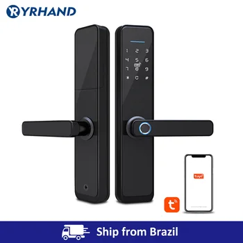 

Waterproof Biometric Fingerprint Lock Tuya Smart Digital Lock Wifi Password App Smart Electronic Lock Security Home Keyless Lock
