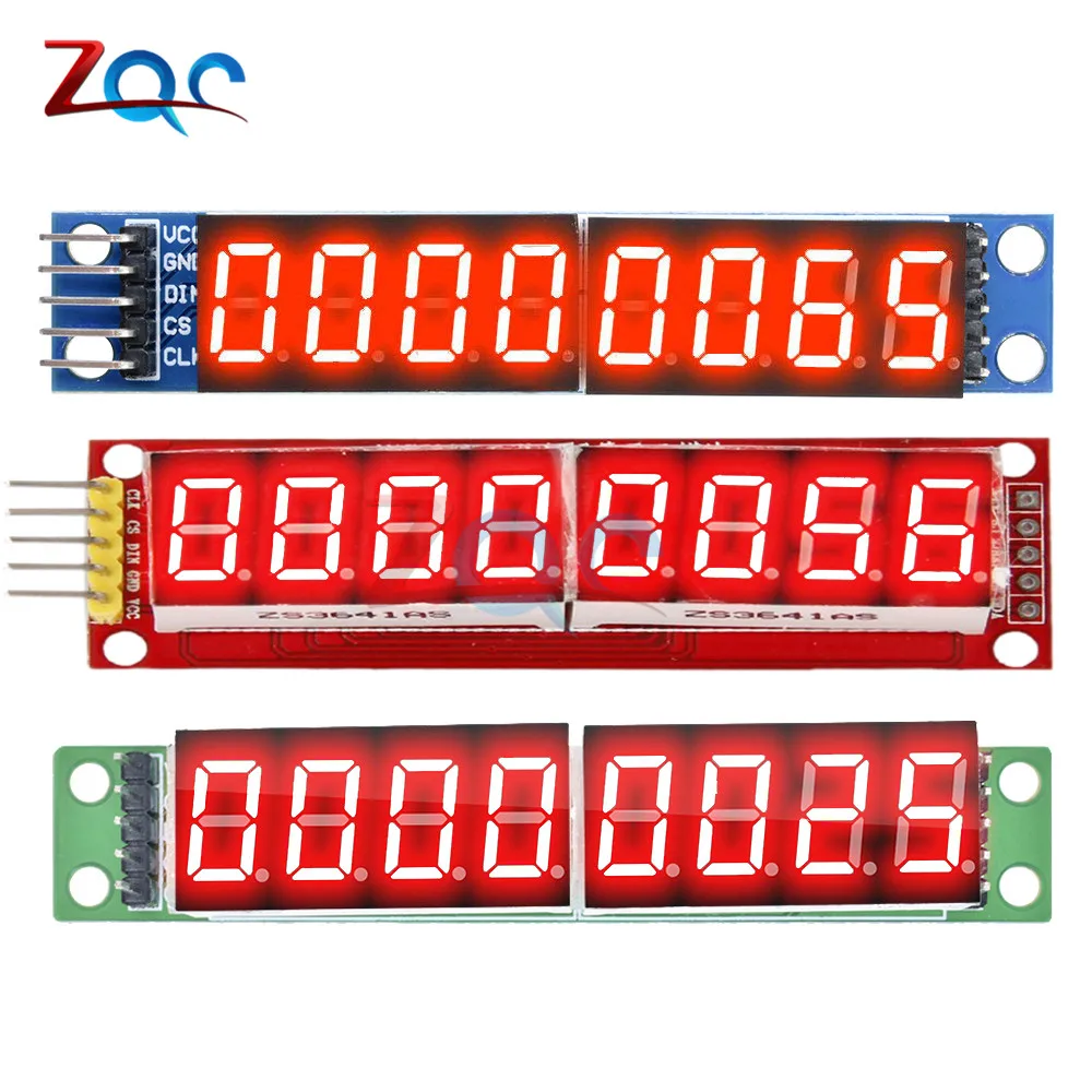 cathode MAX7219 8 Digit 0.56" 7 segment LED Module kit arduino AVR numbers C