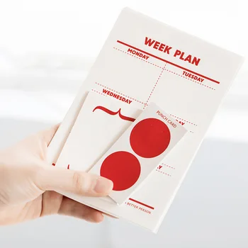 

40 Sheets Memo Sticketr Set Simple Plan Message Memo Pad Journal Decoration Sticker Planner Note Stationery Back To School