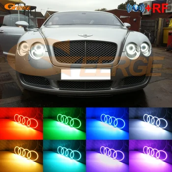 

For Bentley Continental GT GTC 2003-2010 Excellent Multi-Color Ultra bright RGB LED Angel Eyes kit Halo Rings
