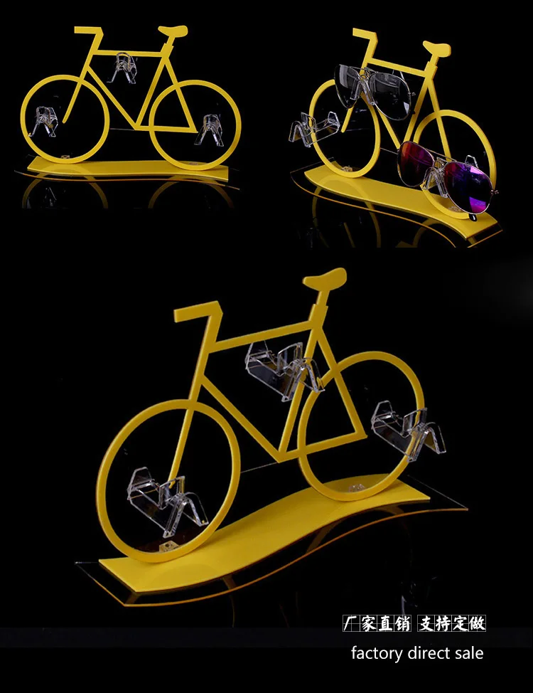 Акриловый держатель для солнцезащитных очков с подставкой для велосипеда, Чехол для очков, органайзер для ювелирных изделий