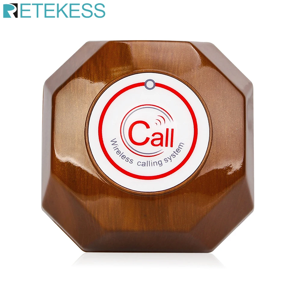 Retekess T133 433MHz Call Button Transmitter Bell Pager for Wireless Calling System Restaurant Equipments F9426A | Компьютеры и офис