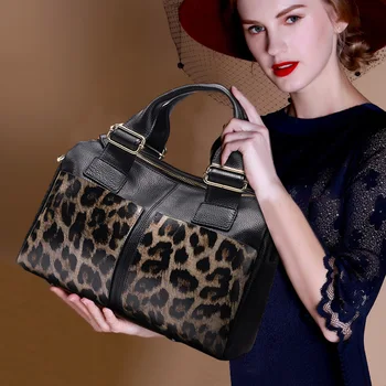 

Leopard Print Women's Handbag 2020 New Leather Messenger Bag Fashion Ladies Large Capacity Shoulder Bag