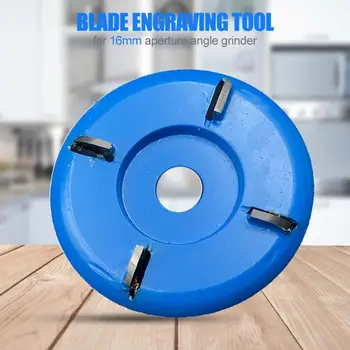 

Power Wood Carving Disc Angle Grinder Woodworking Turbo Round/Plane For 16mm Aperture Angle Grinder Attachment Milling Cutter