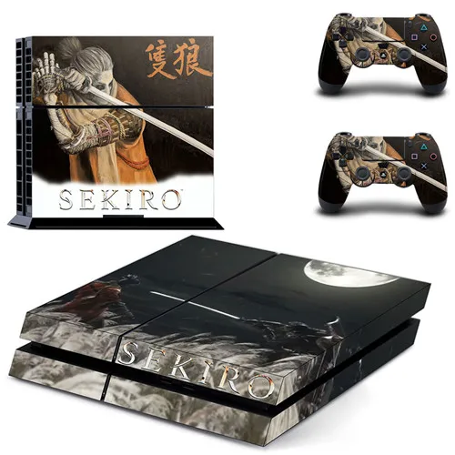 Sekiro Shadows Die Twice полное покрытие лицевые панели наклейка для PS4 Наклейка для playstation 4 консоль и контроллеры наклейка для PS4 наклейка - Цвет: QPTM0130
