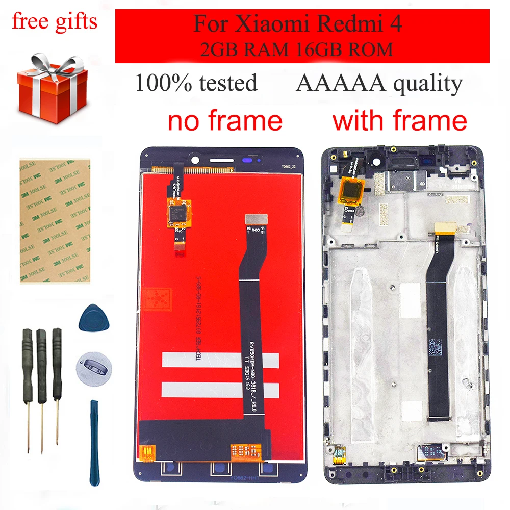  LCD Display for Xiaomi Redmi 4 Normal Version LCD Touch Screen Assembly Replacement for Xiaomi Redm