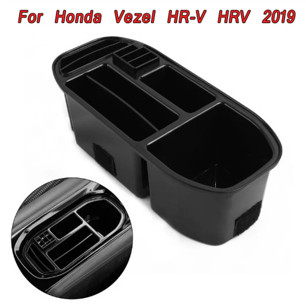 

1pc Car Center Console Box Organizer Food Tray Drink Holder ABS Plastic for Honda Vezel HR-V HRV car Storage Box