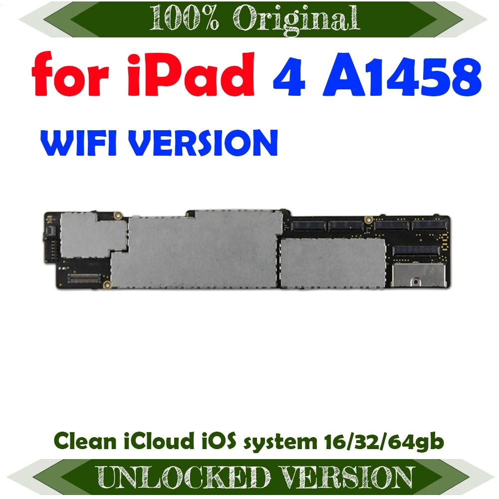 Оригинальная разблокированная iCloud материнская плата A1458 бесплатный Wi Fi версия