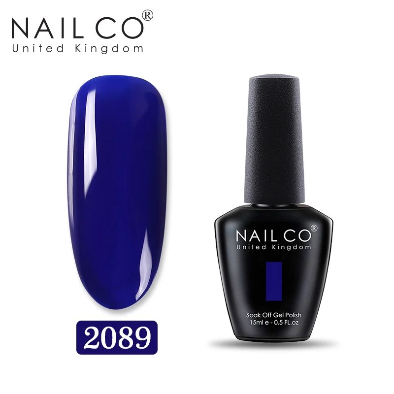 NAILCO синяя серия, новые цвета, грунтовка, Гель-лак, замачиваемый, УФ светодиодный Гель-лак для ногтей, Гелевый лак для ногтей, гибридный гвоздь, искусство - Color: 2089