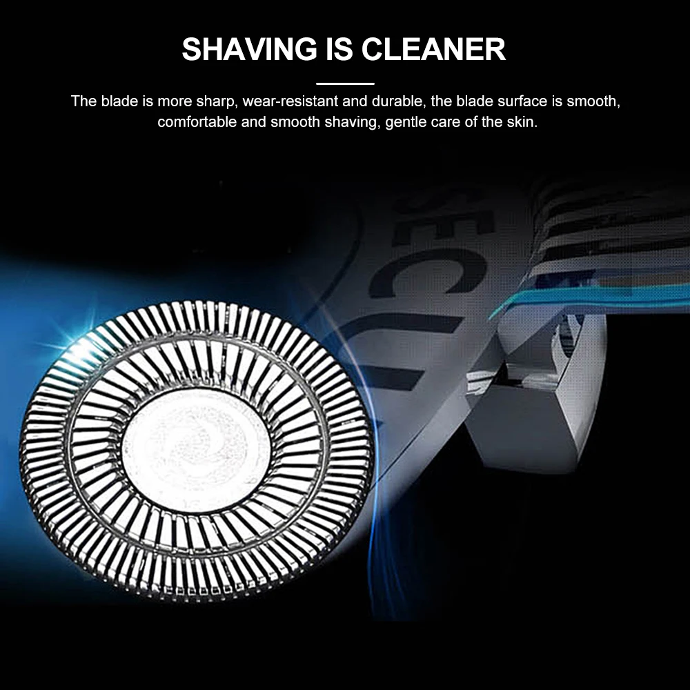 4 in 1 Men Washable USB Wireless Rechargeable Electric Shaver 3 Blade Waterproof Electric Shaving Beard Trimmer Machine Razor