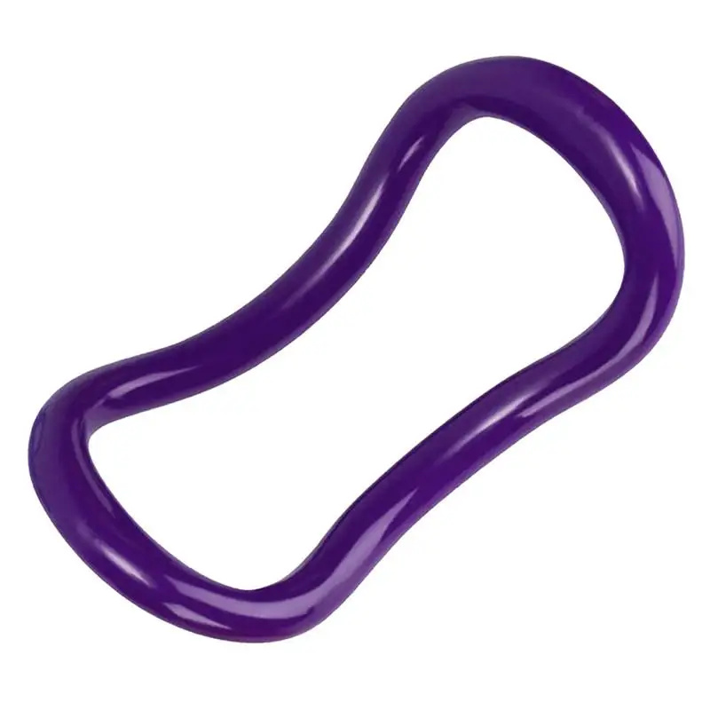 Практичный многофункциональный спортивный круг для йоги кольцо для йоги тренировка Пилатес фитнес круг тренировка эспандер инструмент поддержки - Цвет: Фиолетовый