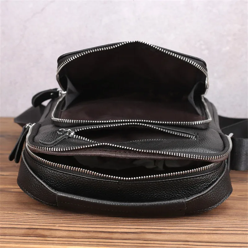 Nesitu Высокое качество большой емкости черный натуральная кожа маленькие мужские сумки-мессенджеры для ipad mini мужские сумки на плечо M023
