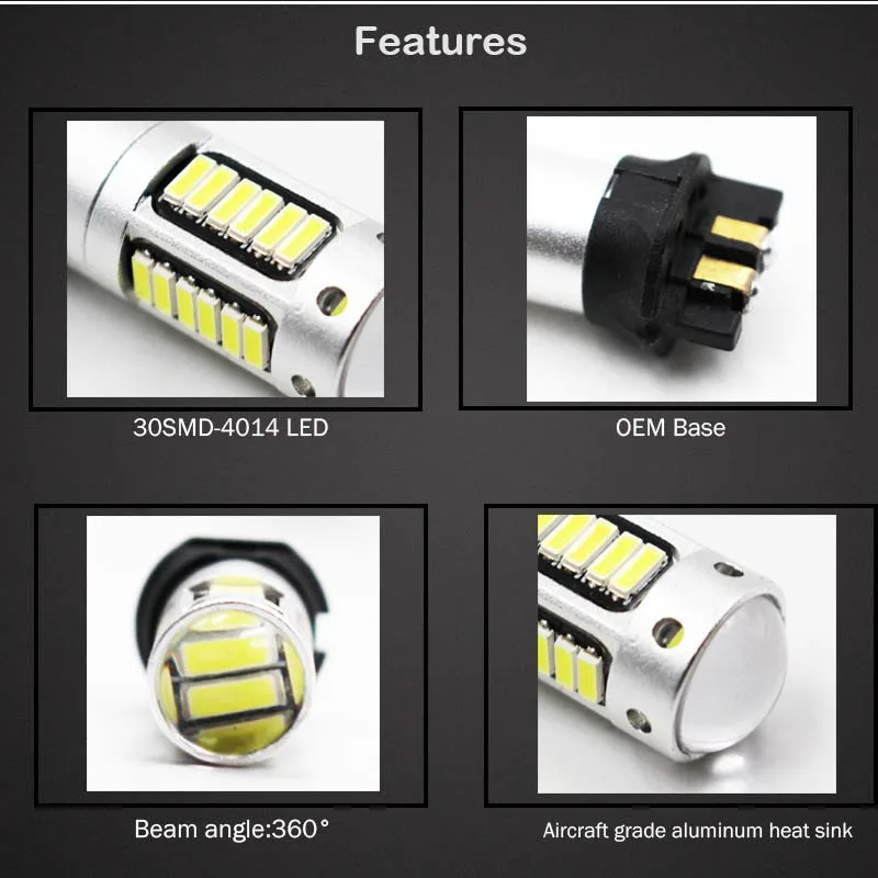 PW24W PWY24W Янтарный/ксеноновый белый 30 smd светильник поворотника s светодиодный