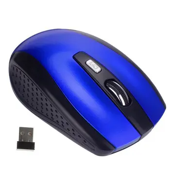 

2.4G Wireless Optical Mouse With Side Keys Kraft Box Packaging Ergonomic Design Optical Technology Laptop