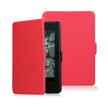 PU Leather + ABS Ultra Thin Light Weight Anti-slip Scratch-resistant
Protective Cover Shell Case for kindle 899