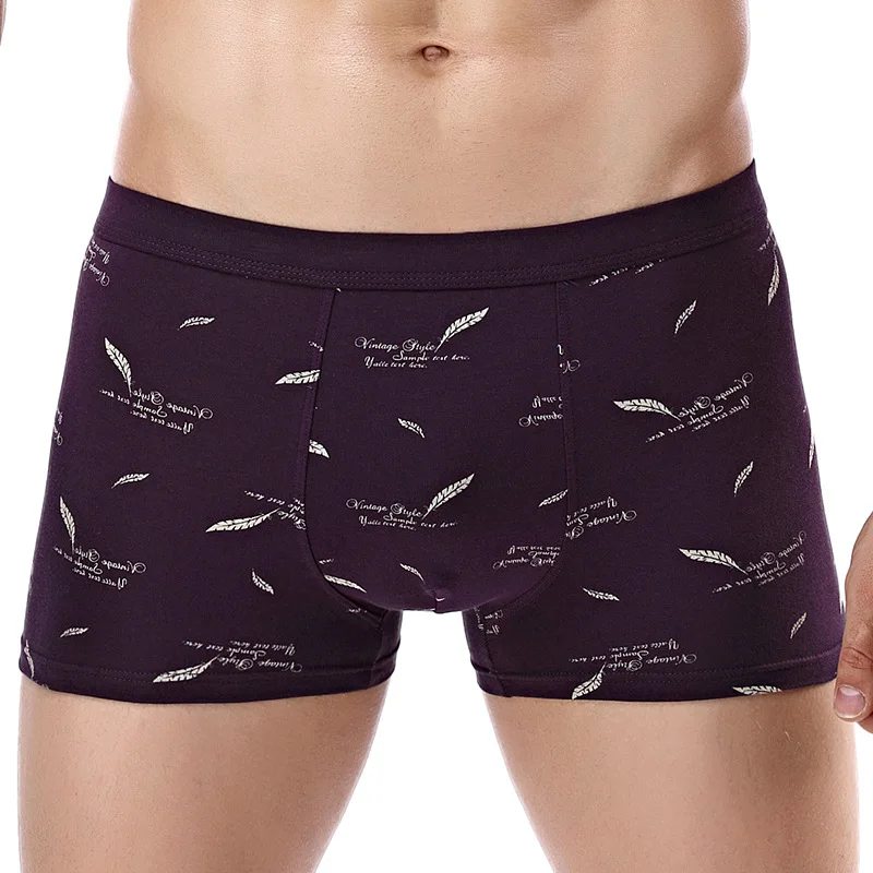 

5PCS Men's Panties Boxer Pants Comfortable Breathable Shorts Cotton Boxer Para Hombre Bielizna U-convex Cueca Bokserki Meskie