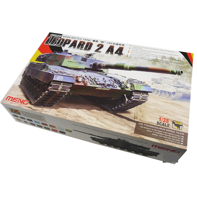 Meng TS-016 модель 1/35 немецкий главный боевой танк леопард 2 А4 совершенно новый |