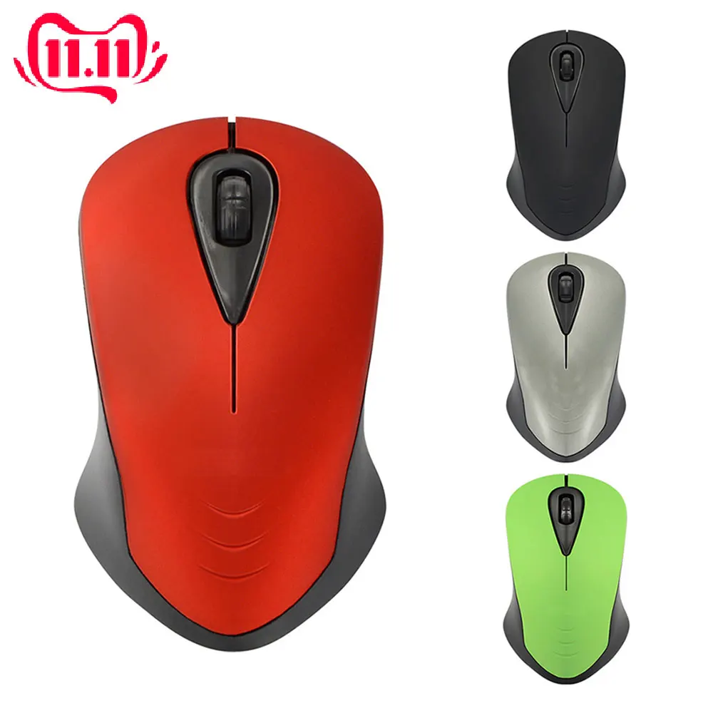 

Laptop Silent Mouse 2.4GHz Ergonomic Wireless Mice USB Wireless Mouse Mice 1200DPI Adjustable USB 2.0 Receiver Optical Computer