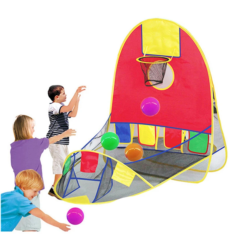 

Foldable Pop Up Sport Basketball Shooting Tent Ocean Ball Game Basket Fun Ocean Ball Shooting Tent Ball Pit Fence Indoor For Kid