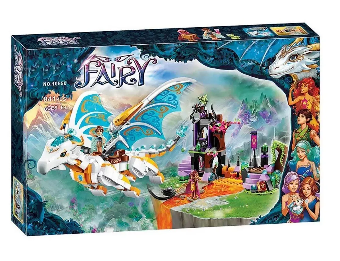 Maxim frugthave Surichinmoi Designer rescue Queen Dragons 10550 (41179) fairy Fairy Elves elves block  children's educational toy for girl