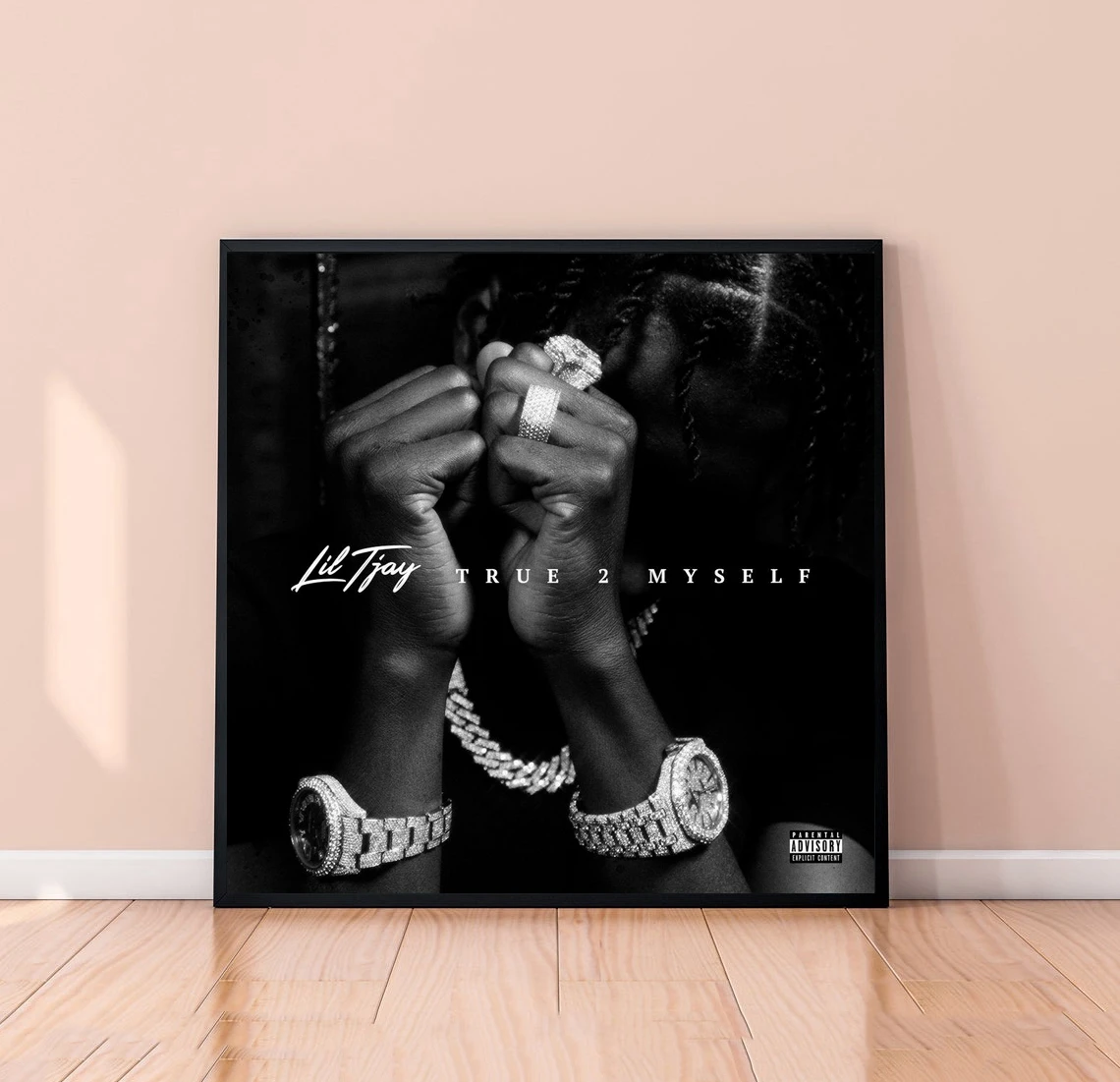 

Lil Tjay Music Album Cover Poster Canvas Print Singer Music Star Poster Home Wall Painting Decoration