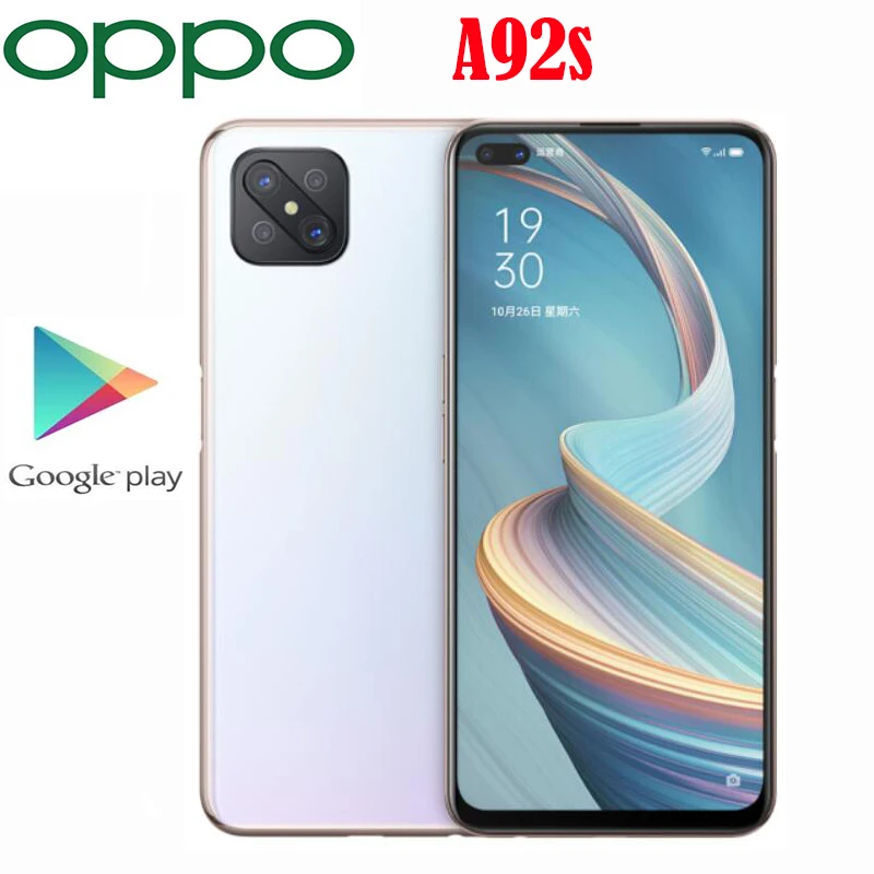 Новый оригинальный официальный Oppo A92S 5G смартфон четыре ядра MTK6873V 6G Оперативная