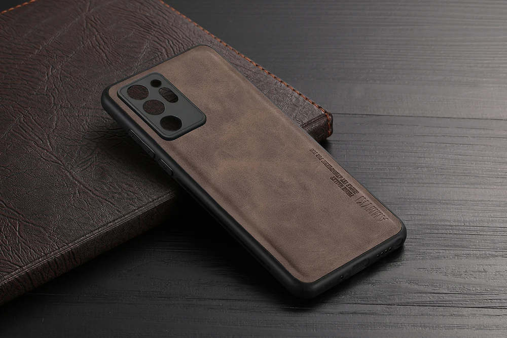AMMYKI Soft Silicone Cover For Samsung Galaxy Note 20 Ultra Case Leather S21+ Case For Samsung S21 S22 Plus Note 20 Ultra Case