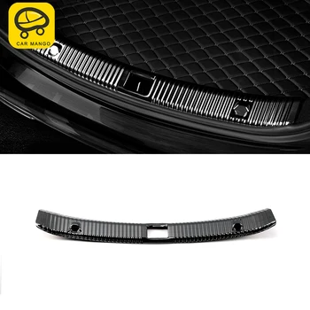 

CARMANGO Car Accessories Rear Trunk Bumper Fender Pad Protector Sill Frame Trim Sticker for Mercedes-Benz E-Class W213 2016-2020