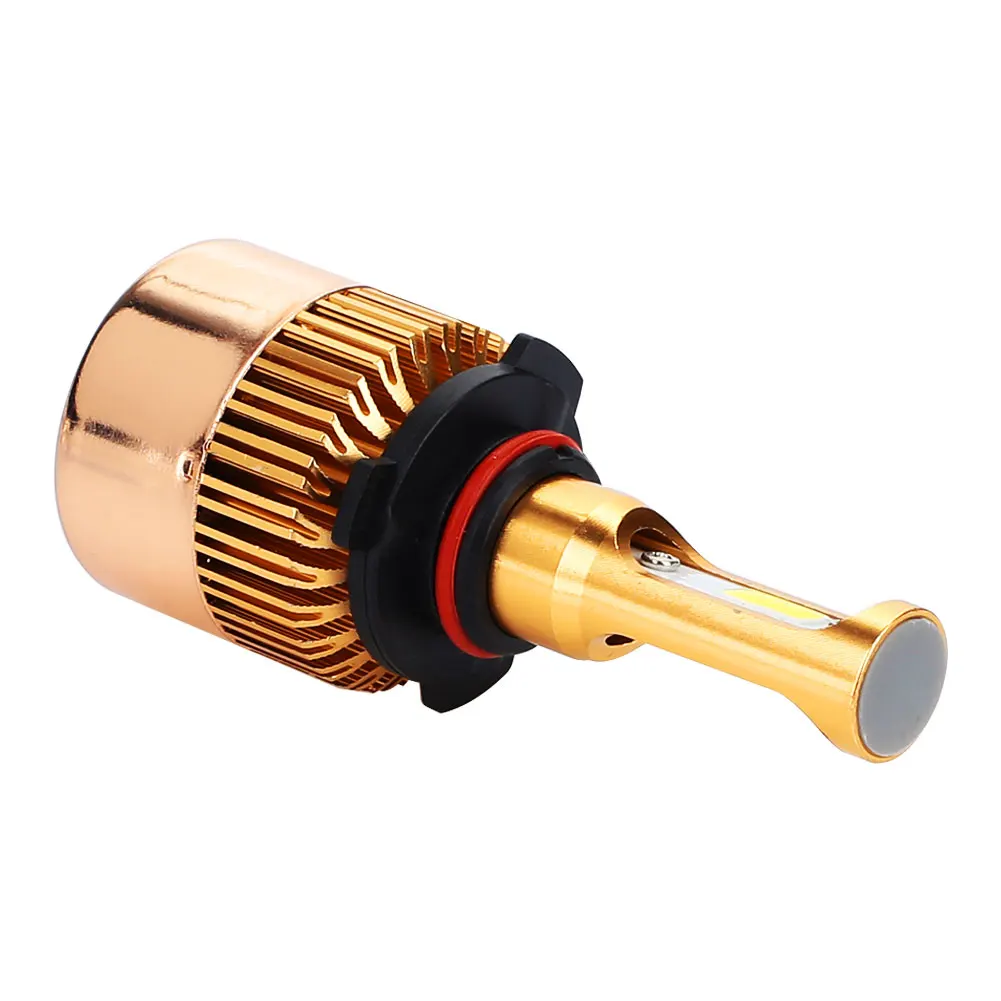 Vehemo S2 9005/HB3/H10 DC12V светодиодный противотуманный светильник, Автомобильный светодиодный головной светильник, лампы, золотой автоматический светильник, светодиодный головной светильник, аксессуары для автомобиля