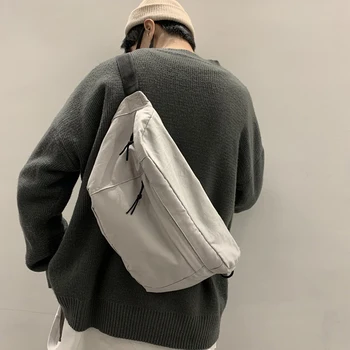 

Men Crossbody Bags Male Waterproof Chest Pack Short Trip Messenger Sling Bag Shoulder Chest Bag