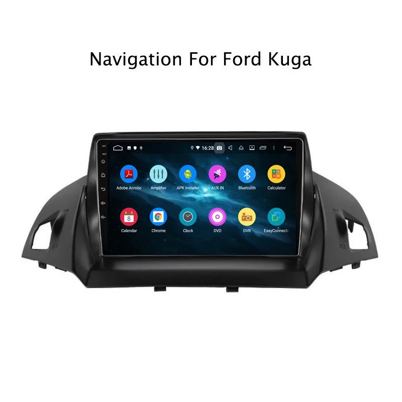 Excellent 9" Android Octa Core 4G RAM 32G ROM Car Radio Multimedia Player Navigation GPS For Ford Kuga 2013 2014 2015 1