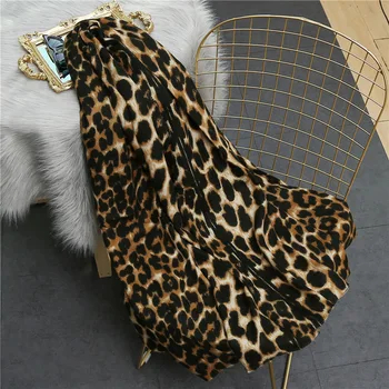 

Women Scarf Fashion Leopard Pashmina Cashmere Shawls Lady Wraps Luxury Winter Scarves Warm Bufanda 2019 New