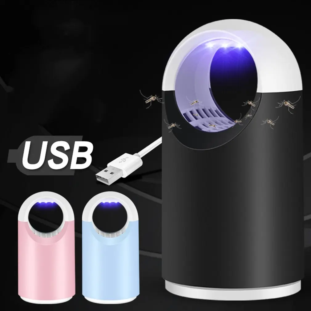 3 цвета USB ингаляция гриб комаров убийца Mute домашняя ловушка для насекомых фотокатализатор светодиодный комаров