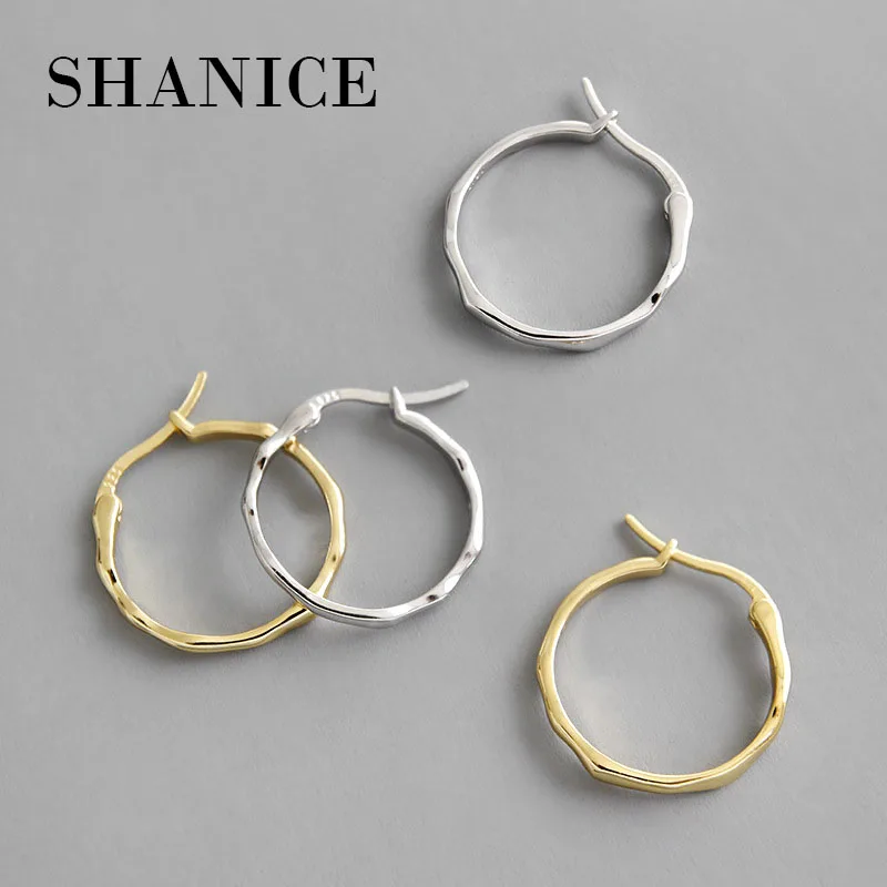 Серьги-кольца SHANICE в Корейском стиле неправильной формы характерные ювелирные