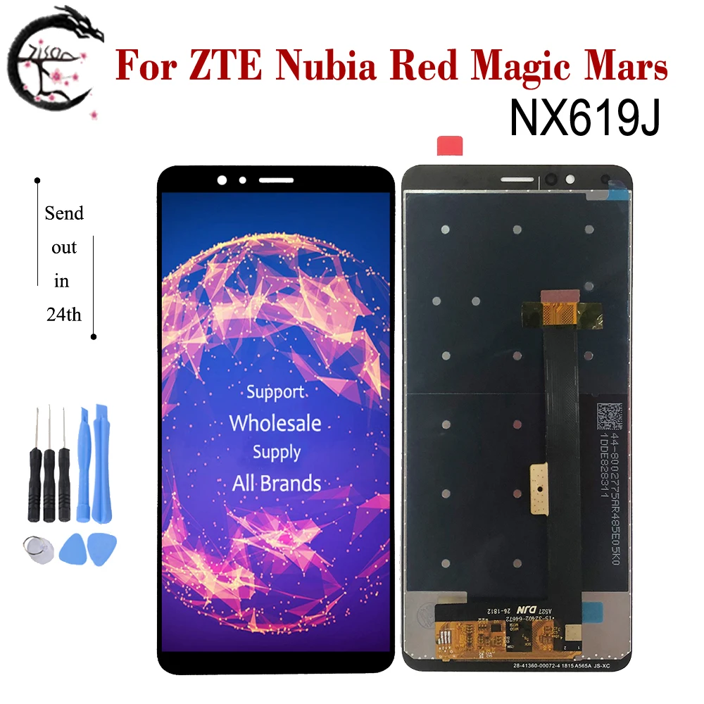 

6.0" New LCD For ZTE Nubia Red Magic Mars NX619J LCD Display Screen Touch Sensor Digitizer Assembly Replacement NX619J Display