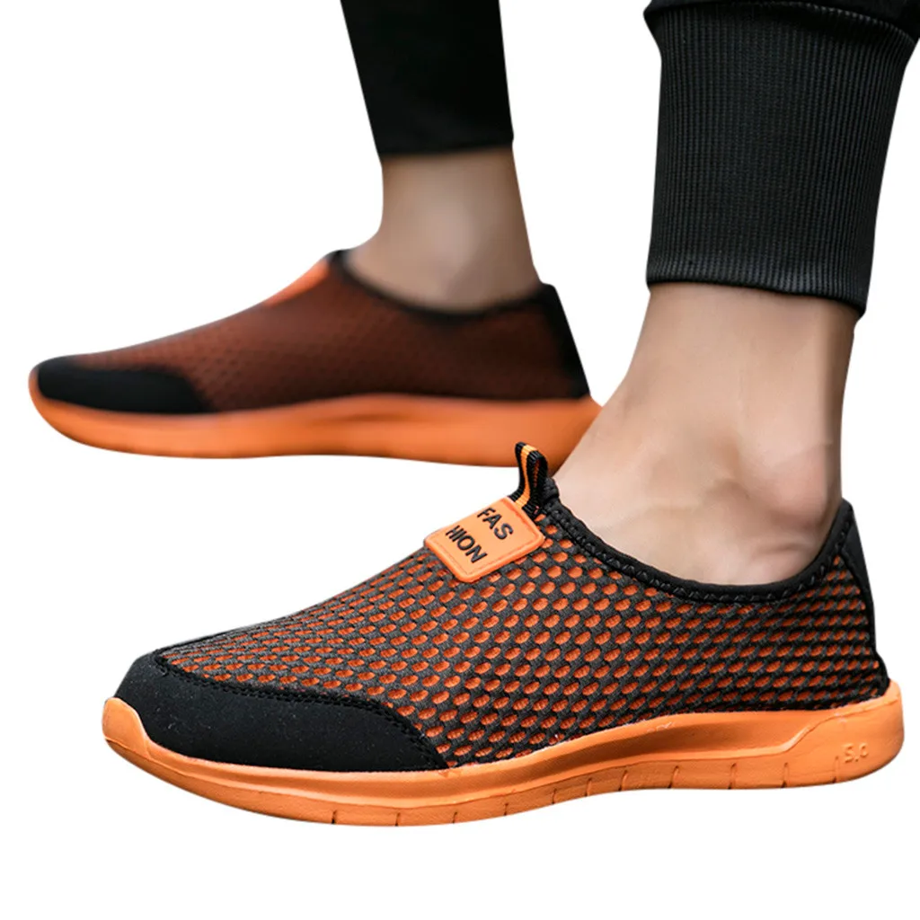 KANCOOLD Running Shoes Men Sneakers Wild Mesh Cloth Athletic Comfortable Lightweight Walking Leisure Sports Board Shoes 109#4