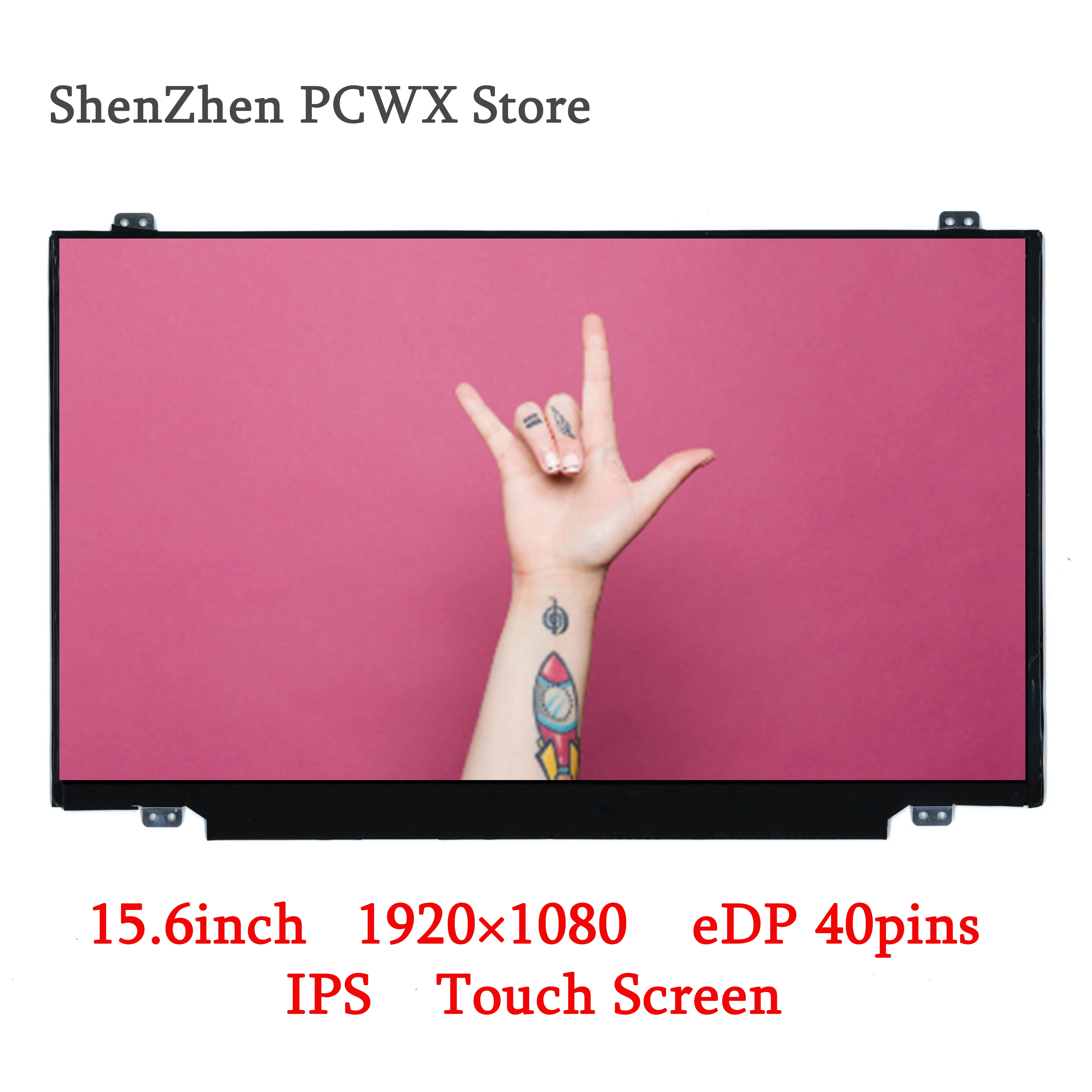 discount  15.6 Laptop LCD in-Cell Touch Screen for Lenovo thinkpad T560 resolution 1920×1080 LP156WF7-SPB2 LC