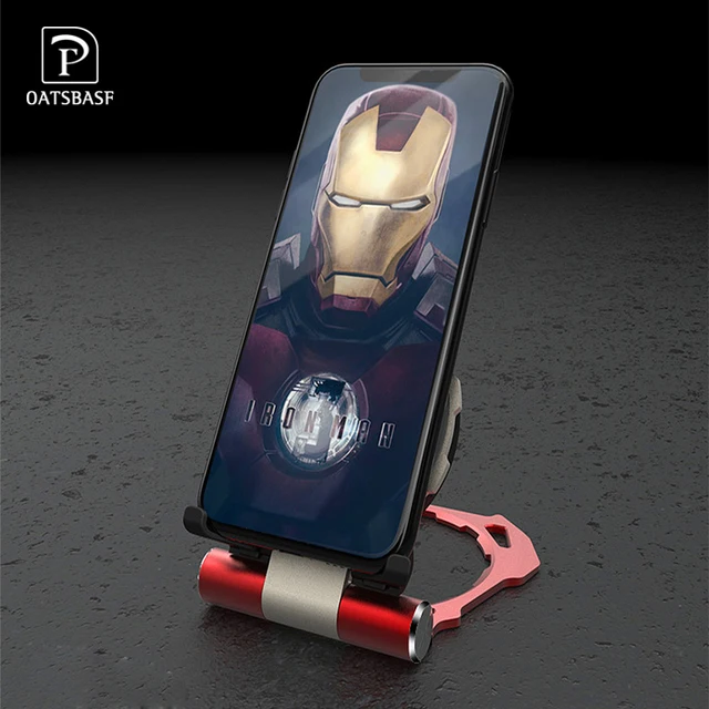 $US $19.99  OATSBASF Qi Wireless Charger Iron Man Portable for iPhone8 8plus samsung xiaomi9 Quick Charging Pad