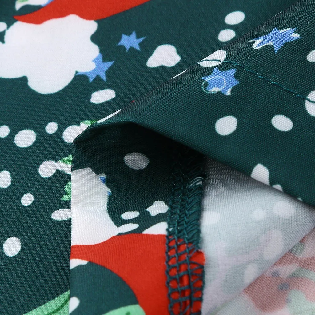 Christmas Men Santa Claus Printing 3D Hawaiian Shirt Apparel