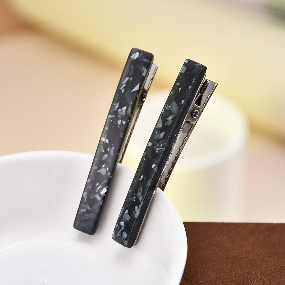

2PCS New Fashion Women Acrylic Acetate Geometric Hair Clip Hairpins Barrettes Hair Accessories Set