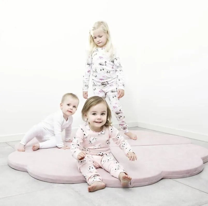 Детский игровой коврик, игрушки для детей, 4 лепестка INS, детский коврик пазл, развивающий коврик, ползающий тренажерный зал, складной детский ковер, украшение в детскую комнату