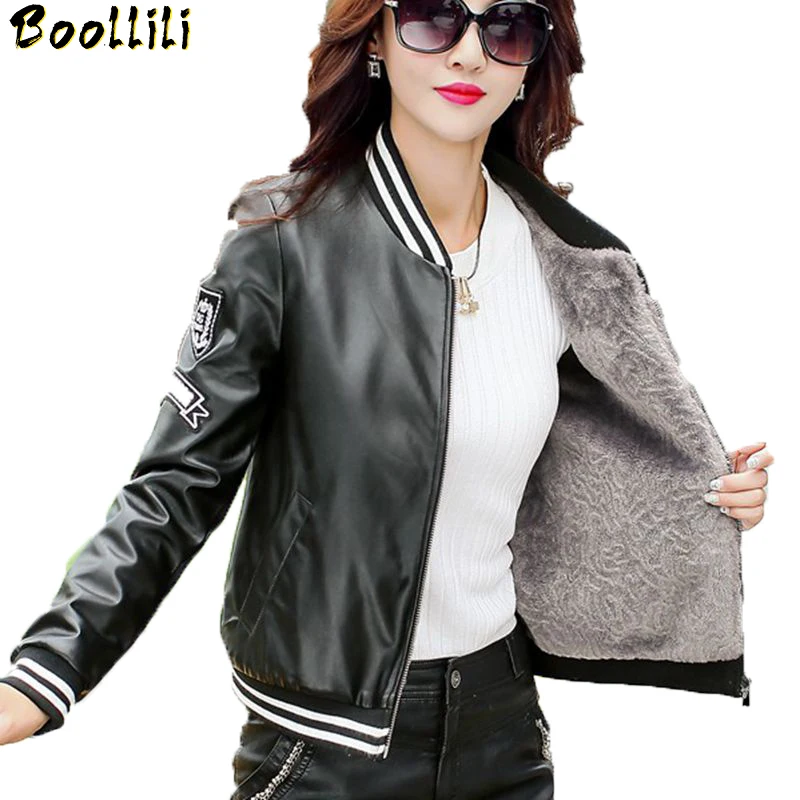 Boollili 5XL мотоциклетная куртка из искусственной овчины новая красная кожаная