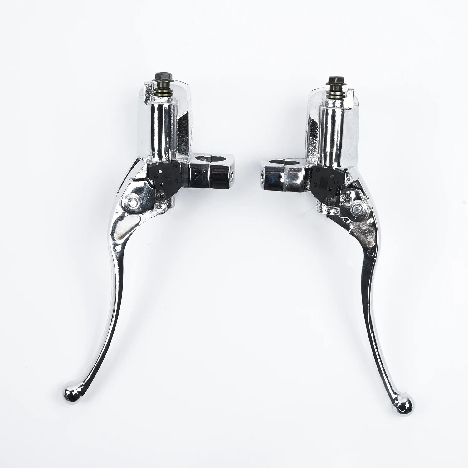 

2* Chrome Brake Master Cylinder Clutch Levers For Suzuki Intruder 800 1500 US