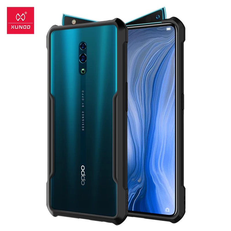 Противоударный чехол XUNDD для Reno ACE Realme X2 Pro прозрачный защитный бампер мягкий OPPO 2