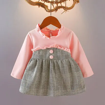 

Childrenswear 2019 New Style Spring And Autumn Infants Long-sleeved Dress 0-3-Year-Old Baby Girls Princess Dress Fashion