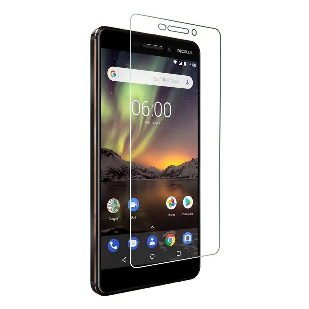 

Закаленное стекло для Nokia 6,1 защита экрана 9H закаленное стекло для телефона Nokia 6,1 защитная пленка