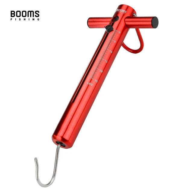 Booms Fishing TS1 Fish Scale Spring for Fishing Weighting 11kg to 26 kg  Portable Hanging Hook