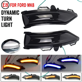 

2pcs LED Side Wing Rearview Mirror Dynamic Indicator Flowing Turn Signal Blinker Repeater Light for Ford for Fiesta MK8 19+ Mk7