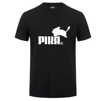

2020 Hot Summer Pokemon T Shirt Anime Pika Men T-Shirts Boy T Shirt Cotton Short Sleeve Tees Tops Camisetas Hombre